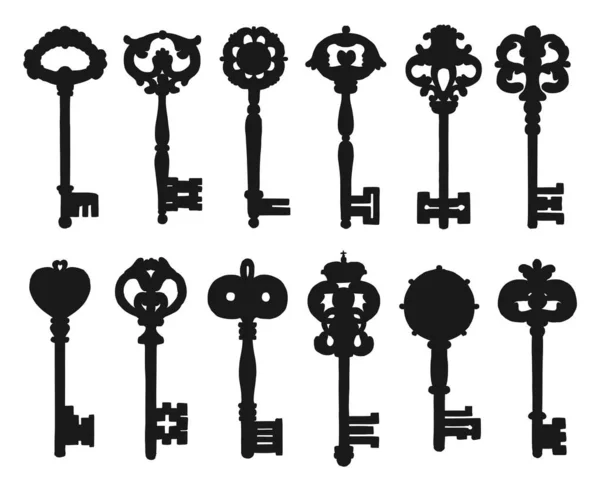 Vintage skeleton keys of old door locks Stock Vector by ©Seamartini  313597566